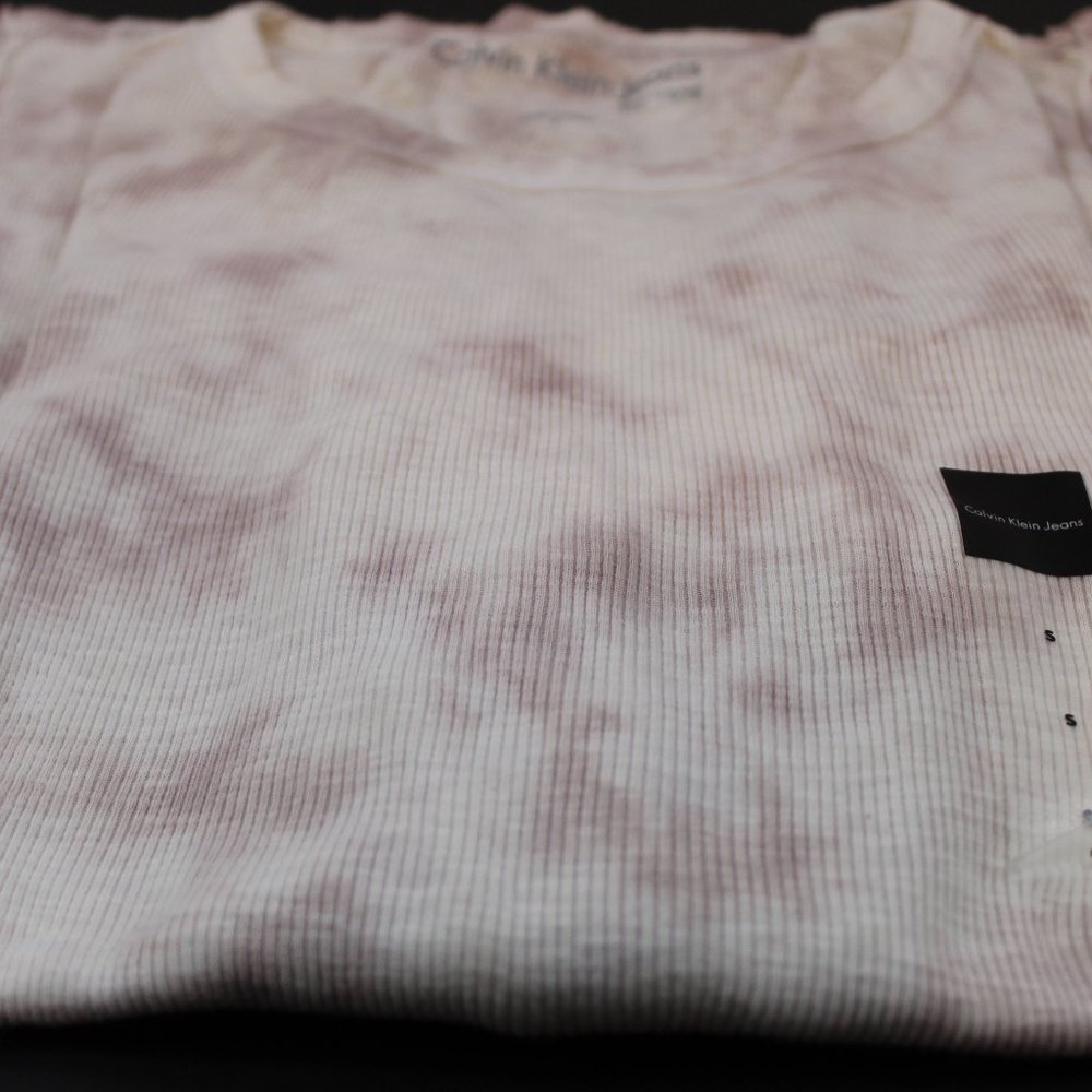 Ladies Calvin Klein Tie-Dyed Long Sleeve Top